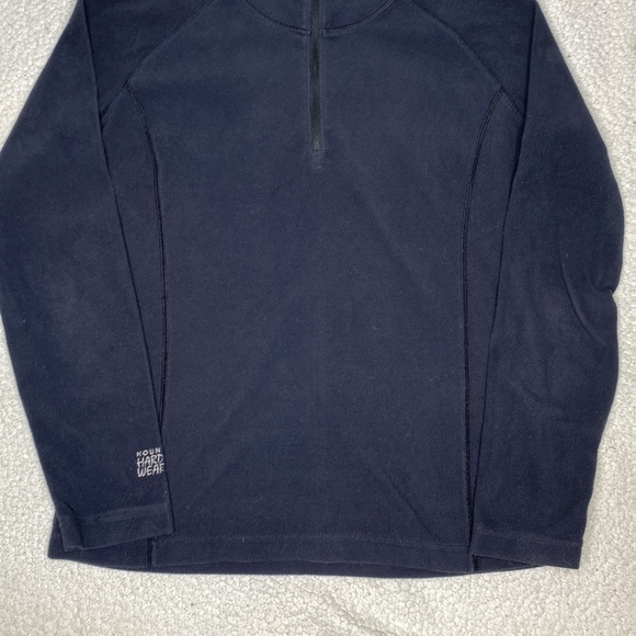 Mountain Hardwear Women’s Black Fleece 1/4 Zip Pullover: Size Medium - Picture 4 of 8